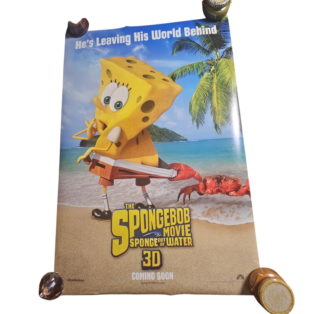 The SpongeBob Movie: Sponge Out of Water 2015 Advance Movie Poster 27x40 D/S